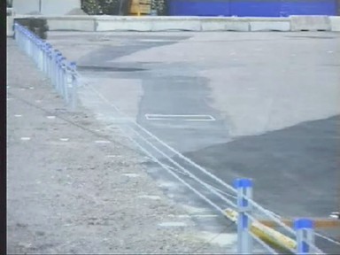 Hit fence